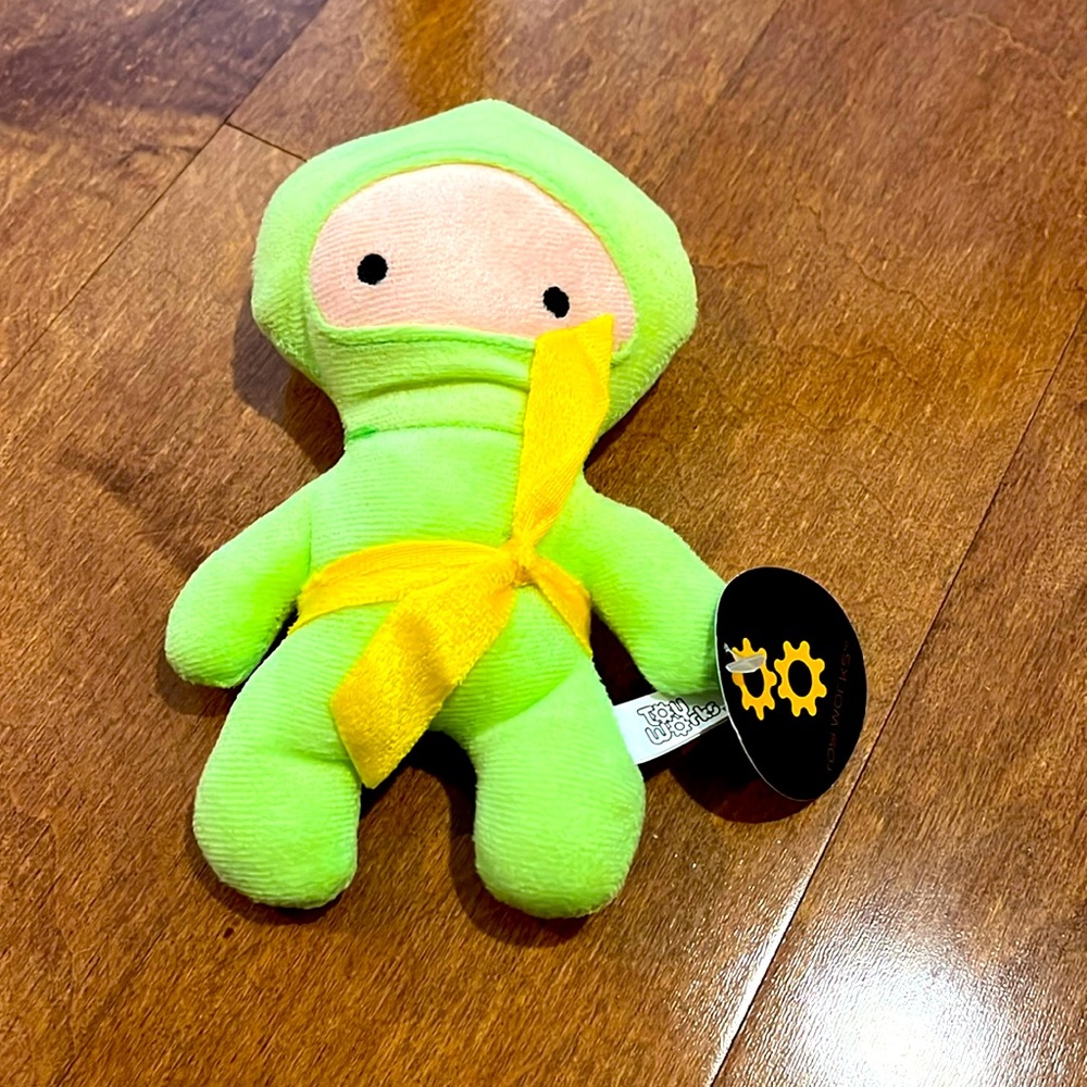 Green ninja toy works plush brand new best offer